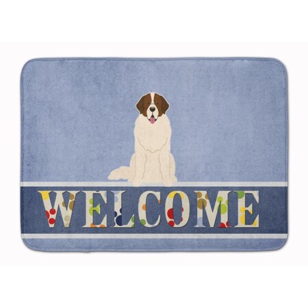 Carolines Treasures Moscow Watchdog Welcome Machine Washable Memory Foam Mat BB5608RUG